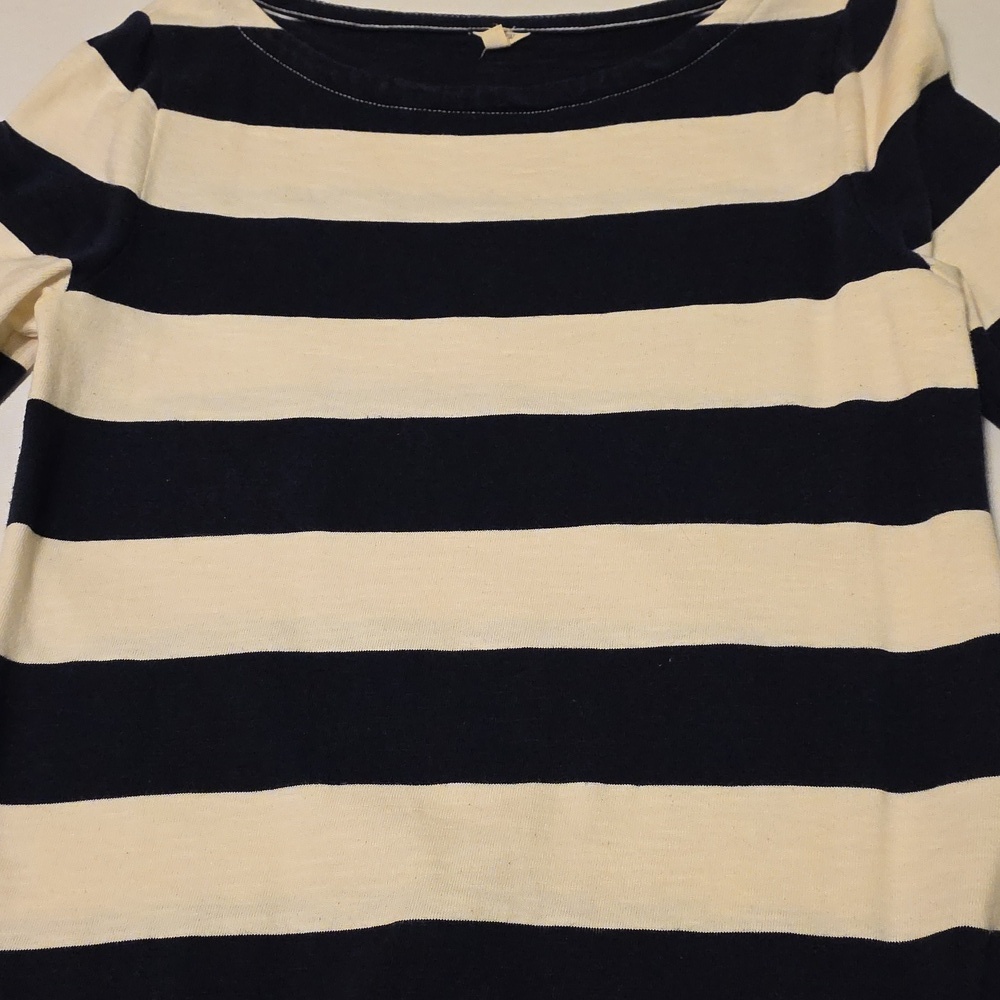 J. Crew Navy and Off-White Rugby Striped Mini Dress, XS - Picture 5 of 11